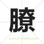 膫怎么读-膫字的意思-膫的含义-膫字起名