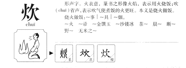 炊字的意思和含义,炊字取名怎么样