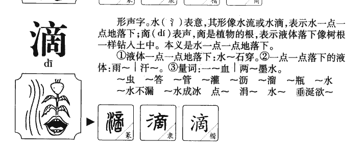 滴字取名什么寓意,滴字取名的寓意是什么