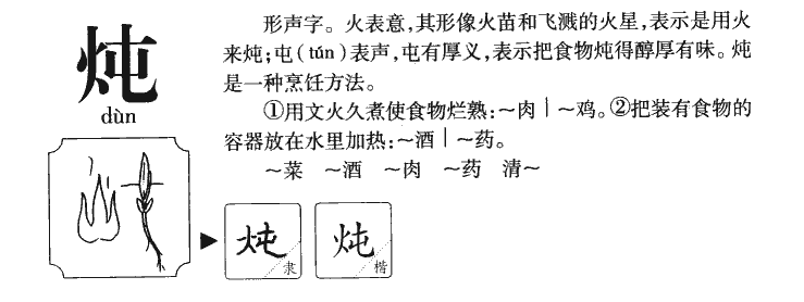 炖字取名的寓意好吗,炖字用在名字的意思