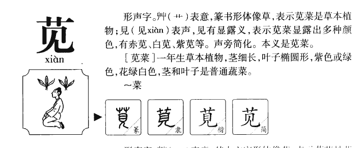 苋字用于人名的意思,苋字用在名字的意思