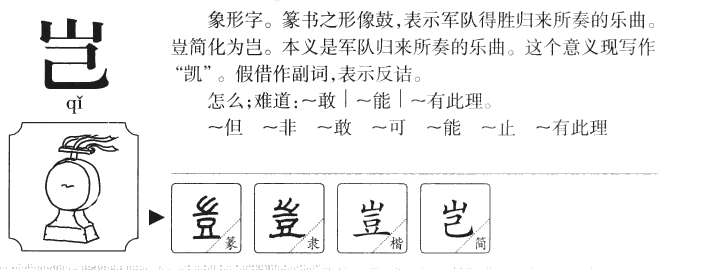 岂字取名字大全,岂字取名的含义