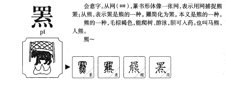 罴字在人名字中寓意,罴字取名字大全