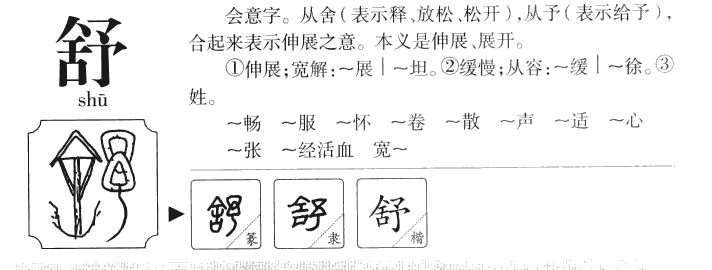 舒字五行属什么 舒字取名有什么意义
