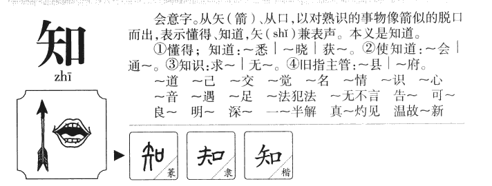 知悉的拼音图片